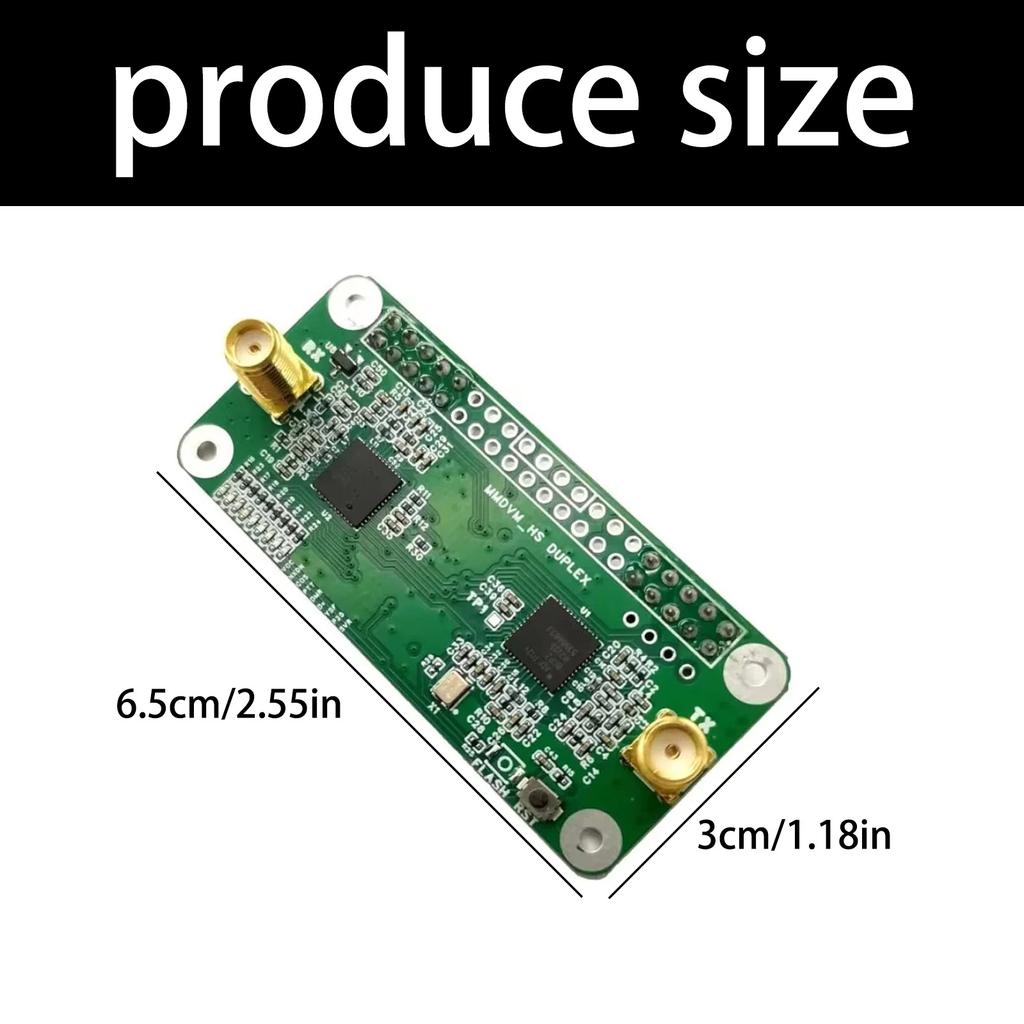 High Precisions Duplex MMDVM Board Module Double Band Antennas Support P25 Display
