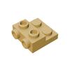 20 pièces Pièces MOC 99206 Plaque Spéciale 2 x 2 x 2/3 avec 2 Tenons sur le Côté Brique Compatible Brique de Construction DIY Assemblage Particule Jouet Enfant