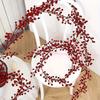 1pc Artificial Cranberry Vine, Christmas Suitable for Dining Table, New Year Celebration, Engagement Party Decor