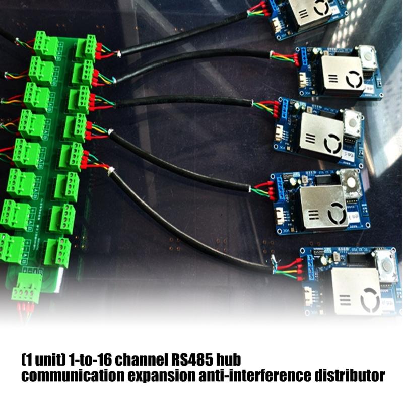 Hochleistungs RS485 Erweiterungs-Hub 16 Kanäle / 8 Kanäle Signalverstärker Unterstützt Datenübertragung über große Entfernungen