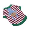 Pets Suit Cartoon Thin Dogs Shirt Stripe Hoodies Autumn and Winter Pet Clothing for Small and Medium Puppy