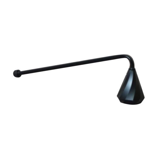 

Гасильник для свічок з довгою ручкою Гасіння гнота свічки Інструмент для гасіння полум я Аксесуар-гасильник для свічок Декоративний металевий інструмент-кришка для свічки чорний