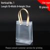 High-End Frosted PVC Tote Bag - Transparent Goddess Day Gift Souvenir