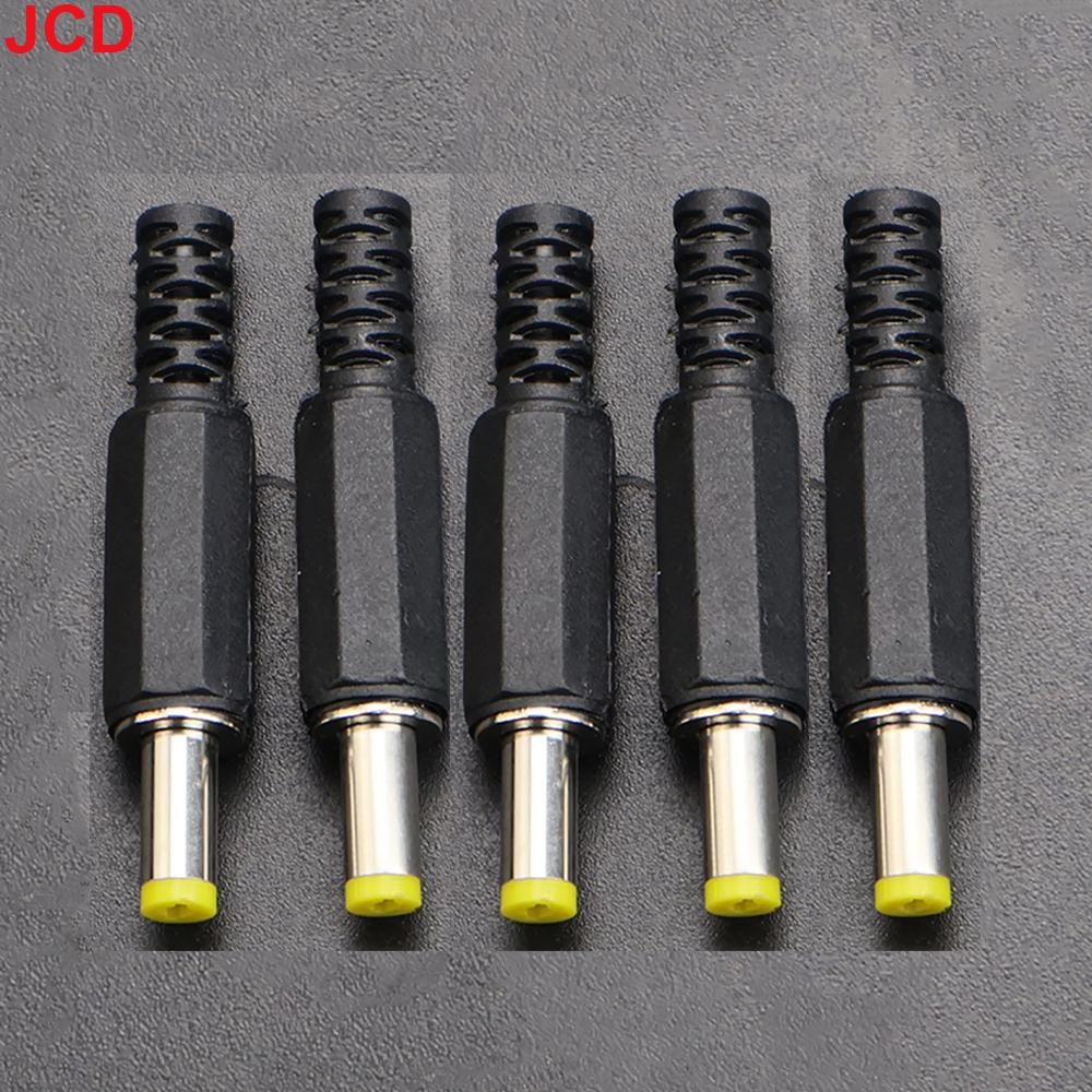 5/10Pcs DC Power Male 4.0mm x 1.7mm Solder Connector Plug 4.0 x 1.7mm DC Power Plugs Male Jack Straight Adapter For DIY Projects