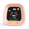 New Children Wake up Light Alarm Clock Kid LCD Digital Clock Green Light Sleep Trainer Night Night Smart Music TV Desk Clock