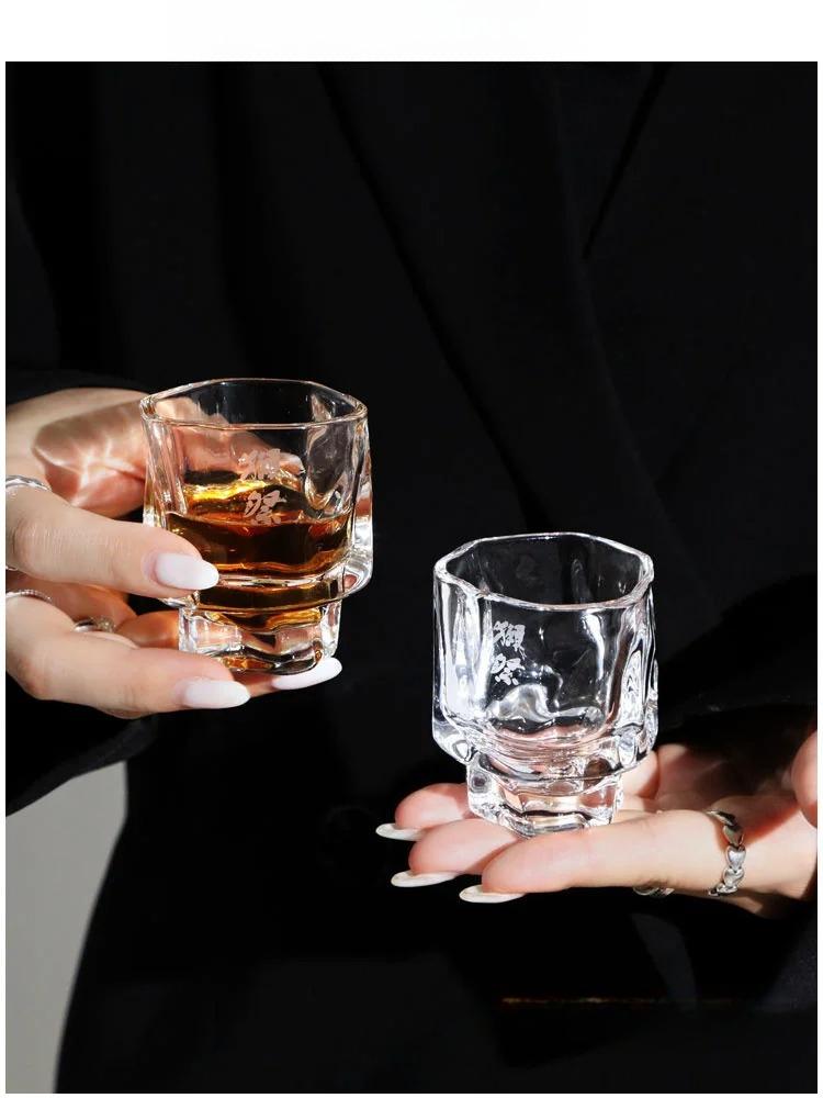 Dassai Sake Drink Cup Japanese Designer Zen Crystal Tasting Wine Tumbler Liquor Shot Glass Whiskey Whisky Tumbler Brandy Snifter