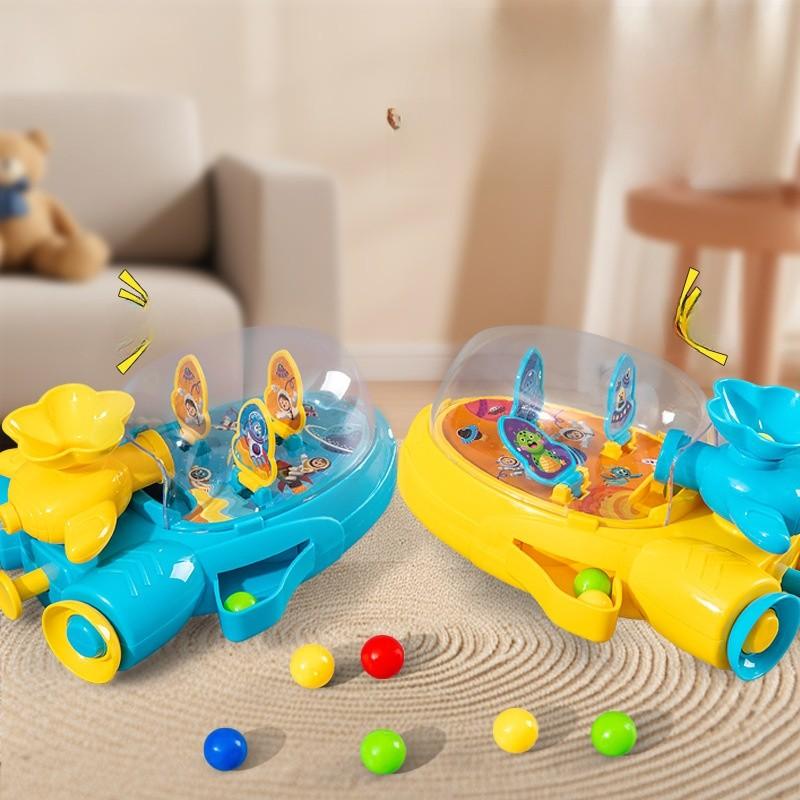 Spacecraft Pinball Machine Game Toy For Kids With Focus Training And Parentchild Play