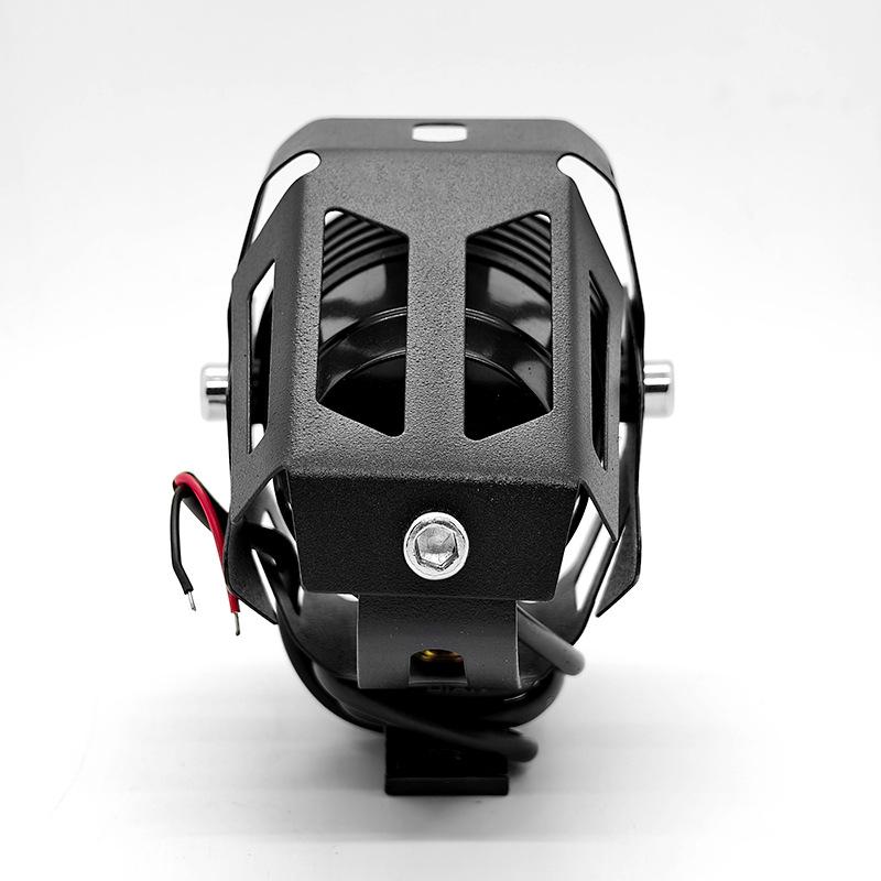 Universal U7 LED Motorcycle Spotlight with Super Bright Laser and Angel Eye Flashing Headlight