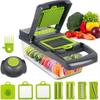 16 in 1 Vegetable Chopper with Handle Kitchen Mandoline Slicer Food Grater Cutter set for Fast Meal Prep and Egg Cutting