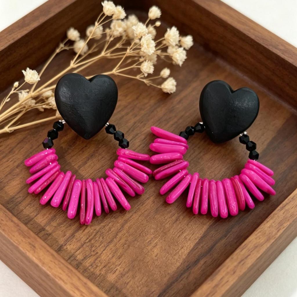 Vintage Black Series Stud Earrings 925 Silver Needle Minimalist High-End Personality Accessories for Women