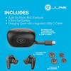 JLab Go Pods ANC Wireless Bluetooth Noise External Sound with Gift Up to 45 Hours of Compatible with iPhone and Black Earbuds, 5.4 Cancelling,