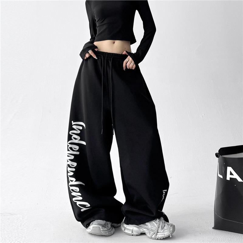 Women S Loose Wide Leg Casual Pants Street Style Hip Hop Fashion Pants S