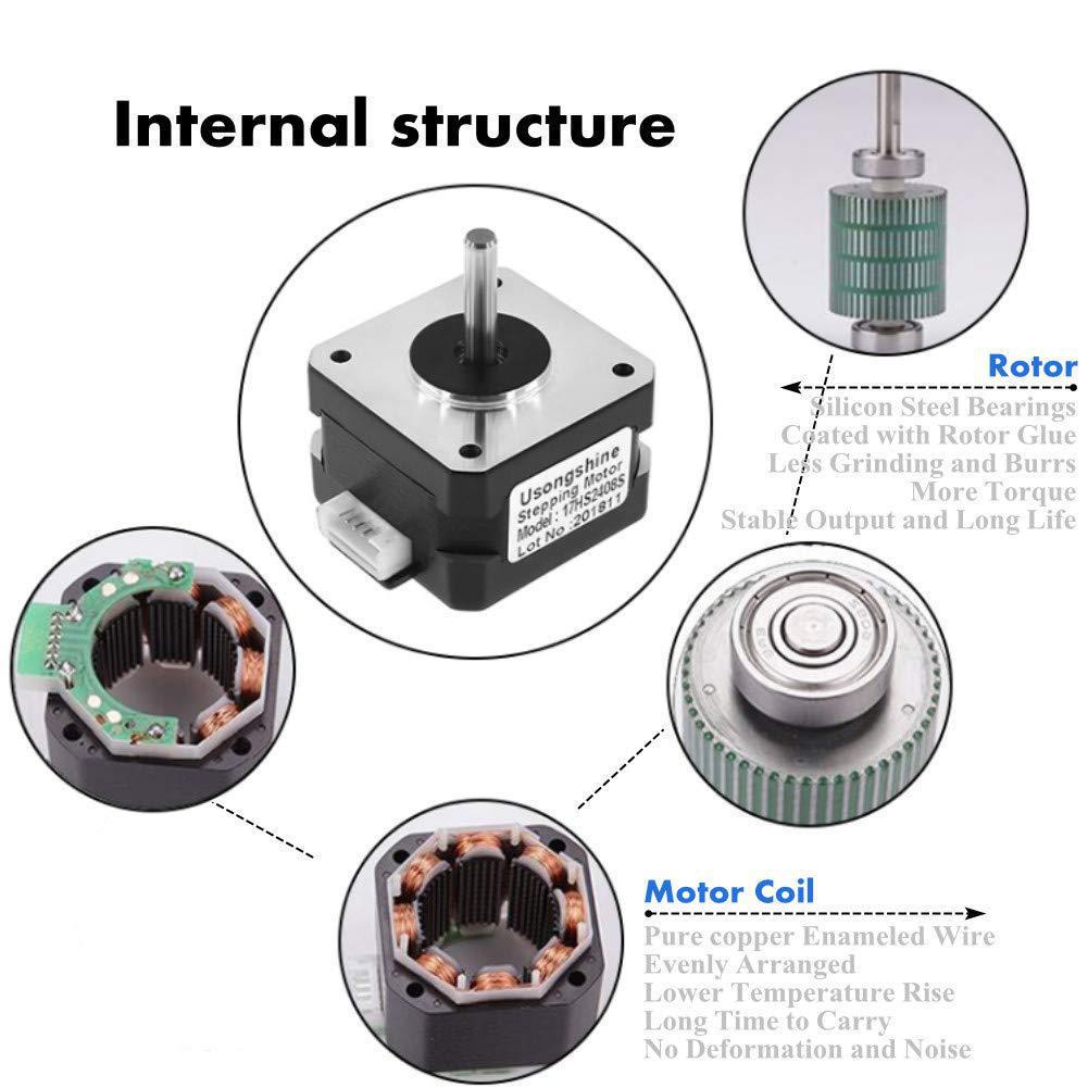 NEMA17 12V 0.4A 26mNm 42-Step Two-Phase Stepper Motor