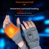 2 Pcs USB Graphite Quick Heating Gloves Game Office Outdoor Half Finger Smart Temperature Control Long Battery Life Warming Hand Warmer