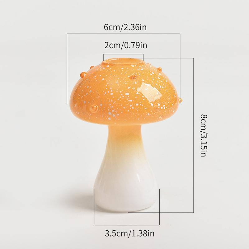 

1шт красочная ваза в виде гриба креативная гидропонная ваза для растений маленькая ваза для цветов настольное художественное украшение 5 цветов жёлтый