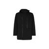 SS21 Solid Color Reflective Detail Hooded Jacket Men Jacket Black HB3399