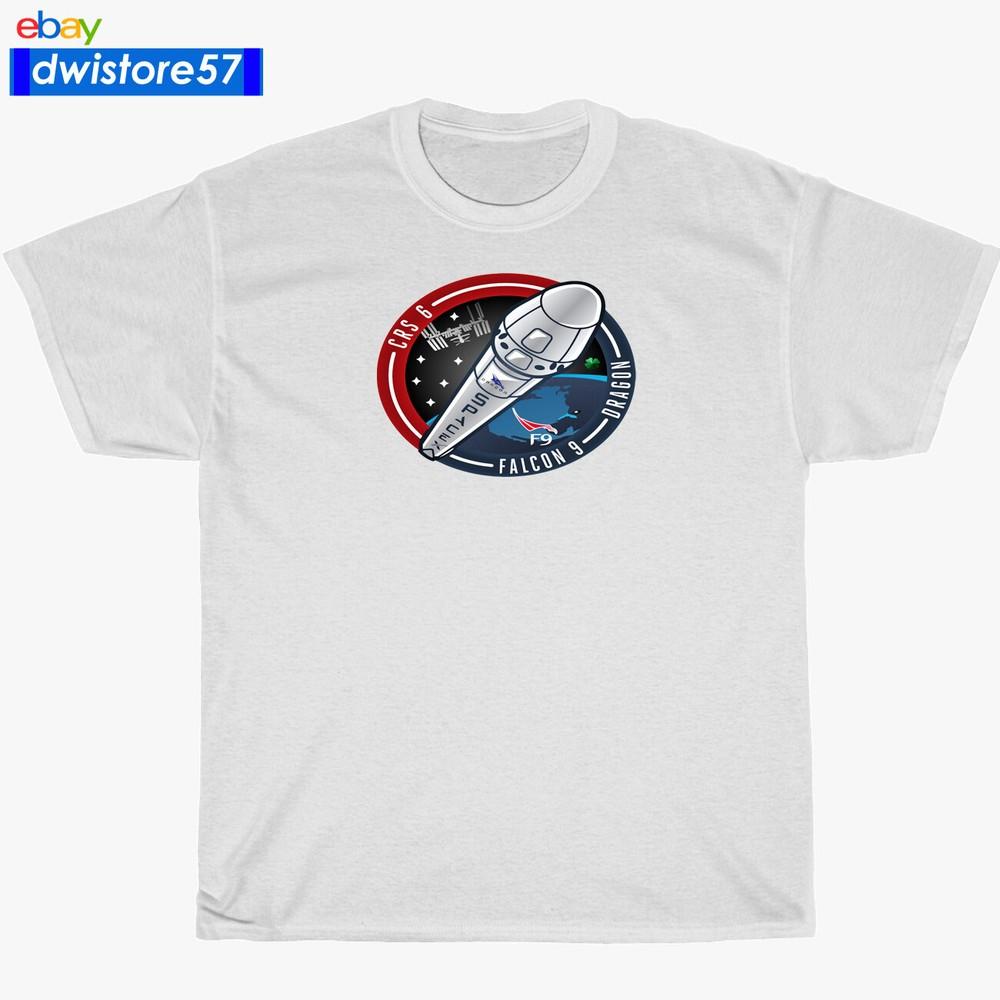 New CSR FalconX Dragon SpaceX Logo Black/Navy/Whi wbr/ te/Grey Men s T-Shirt S-5XL Unisex T-Shirt S