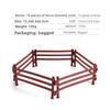 Fruit Fence Simulation Tree Water Grass House Micro Scene Model Ornament