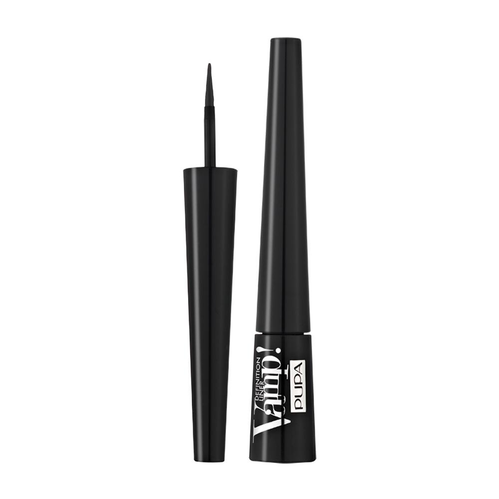 Pupa Milano Vamp Definition Eyeliner w pędzelku 100 Black, 2.5ml