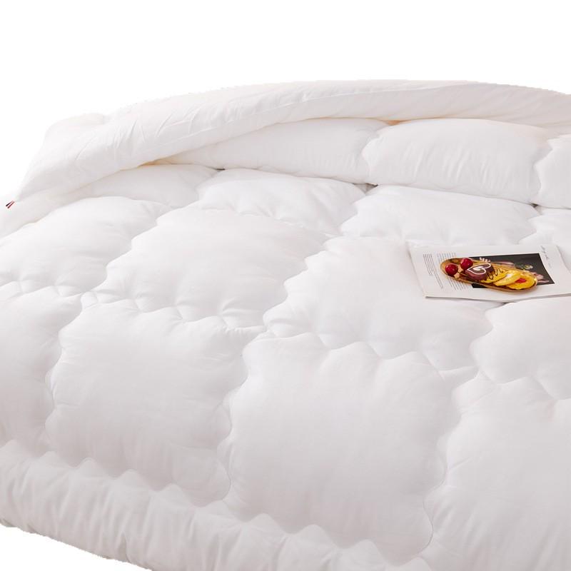 White Quilt Hotel Inn: All-Season Thick Quilt for Home & Hostel
