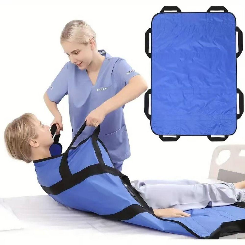 Reusable Elderly Turning Care Pad Reinforced Handles Patient Transfer Sheet Elderly Nursing