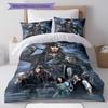 POTC Pattern Bedding Home Decoration Birthday Gift ( 1 Duvet Cover + 2 Pillowcase, Without Core),fan Merchandise.