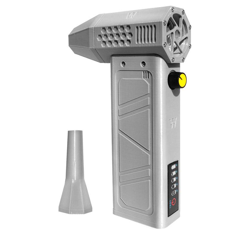 140,000 Turbo RPM Turbo Fan Infinitely Variable Brushless Motor 62m/s High-speed Handheld Violent Fan with Power Display