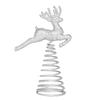 Christmas Decoration Anti-deform Five-pointed Star/Elk Glittering Christmas-Element Home Decor Decoration Accessory Christmas Tree Top Star for Party