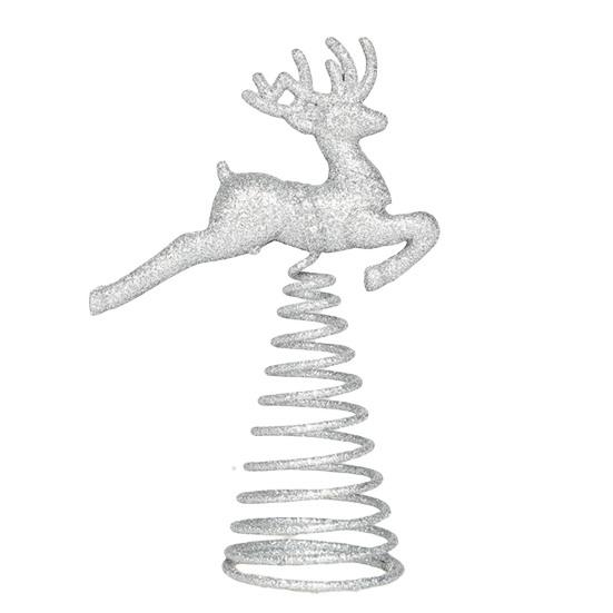 Christmas Decoration Anti-deform Five-pointed Star/Elk Glittering Christmas-Element Home Decor Decoration Accessory Christmas Tree Top Star for Party