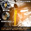 Universal 304.8X190.5X19.05 6 Row Aluminum Remote Transmission Oil Cooler Kit/Auto-Manual Radiator Converter