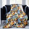 Mickey & Minnie Decke Weiche, Warme Flanell-Kuscheldecke für das Sofa, Weiche Warme Bettwäsche-Tagesdecke, Einzigartige Geschenkidee.