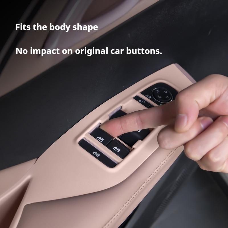 For BYD Seagull Car Silicone Trim Panel Handle Door Armrest Protective Cover Handle Decorative Cover Silicone Pad for Door Slot