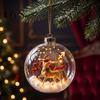 Timeless Holiday Keepsakes Zodiac Christmas Ornament, Twelve Sign Hanging Decoration, 2D Acrylic Thoughtful Gifts for Horoscope Pendant Xmas