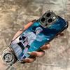 Bleach Grimmjow 6 Plating Phone Case For Iphone 16 17 Pro Max Air 16E 14 15 Plus 12 13 Mini Anti-Fall Airabag Cover