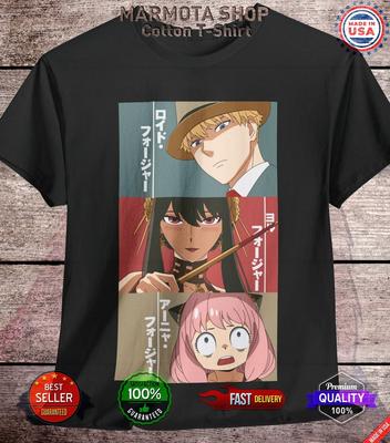 Camiseta Spy X Family Forger Anya Yor Loid Anime Camiseta Japonesa Manga Kawaii