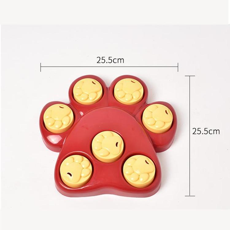 Cute Dog Feeding Puzzle Toy Educational Toy For Pets Claw Print Type