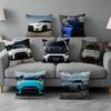 GTRr Sport Car R Pillow Cover Soft Microfiber Pillowcase Home Sofa Decor Surprise Decorative Printed