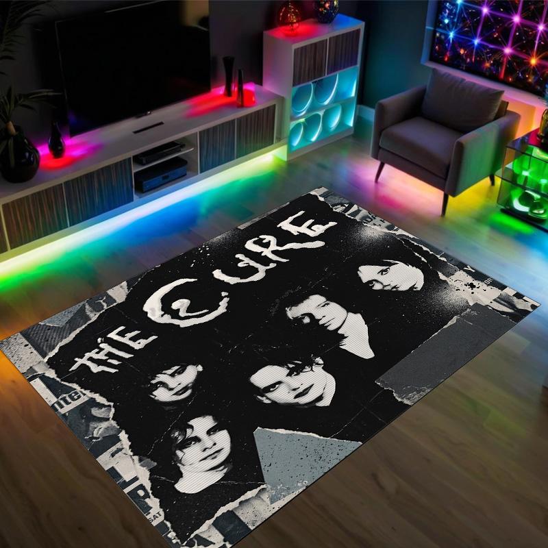 The Cure Design Crystal Velvet Carpet Cozy Non?Slip Printed Rug For Bedroom Living Room Entrance
