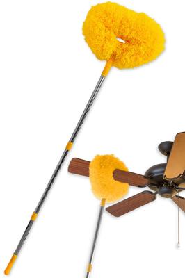 Tierneys Dust Removal Ceiling Fan High Places Cleaning Long Mop Hollow Hole 3 Pieces Maximum 144cm Washable