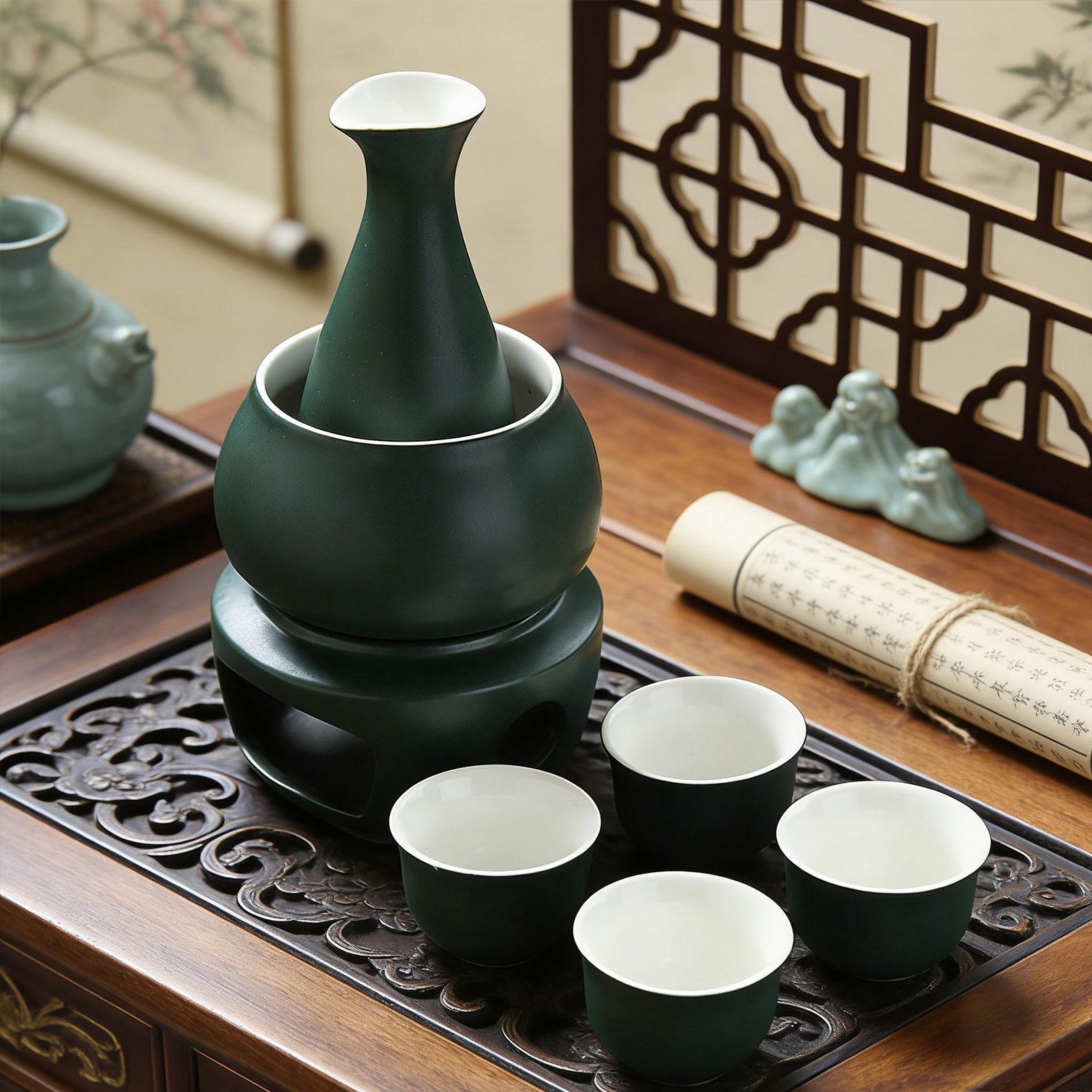 

for Home, Restaurants And Tea Parties: Gifting. зелений