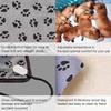Pet Heating Pad Electric Heat Mat for Cat Dog Puppy Whelping UK, 45x45 cm 20W / 70x45 cm 30W, Oxford Cloth Leather, 3 Gears