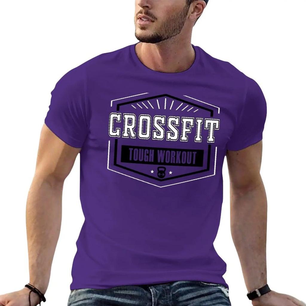 New Crossfit T-Shirt tops Aesthetic clothing t shirts for men