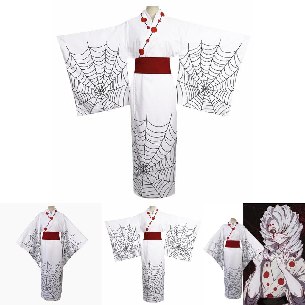 Demon Slayer Twelve Kizuki Rui Cosplay Costume Kimono For Anime Fans