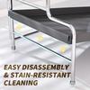 33 x 22 x 32cm Cosmetic Storage Rack Makeup Shelf for Washstand/Countertop Removable Tray Foldable Design