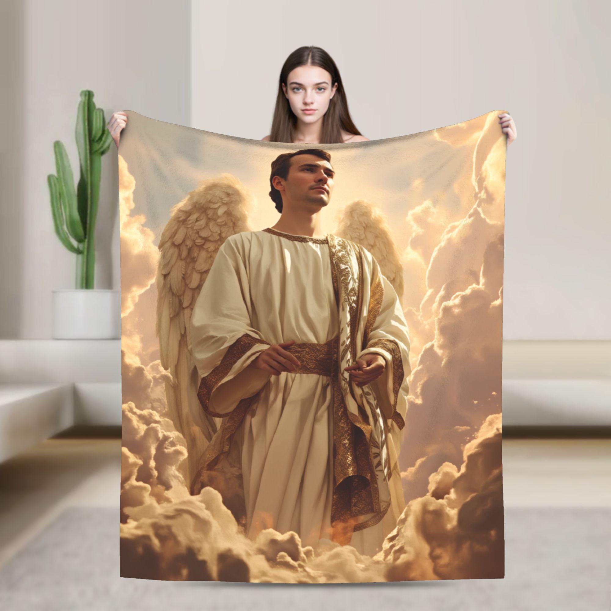 

Charlie Kirk Angelic Advocate Plush Blankets Kids Adult Flannel Throw Blanket For Couch Bed Warm Design Quality Bedspread 75cmx90cm