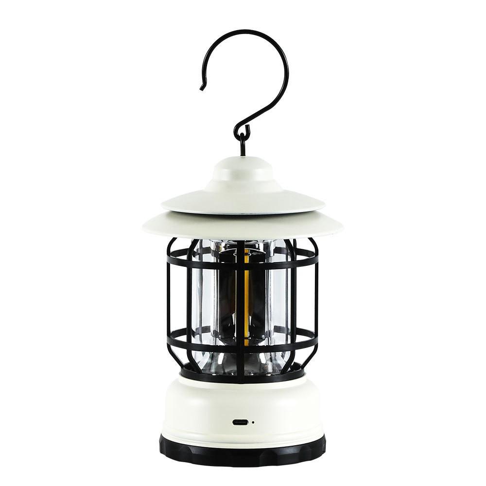 "Hot Sale Multifunctional Waterproof Retro COB Lantern: Portable Outdoor Camping & Household Tent Lamp"