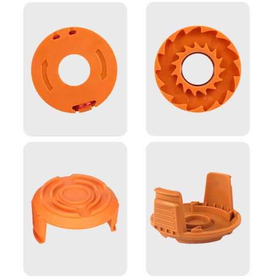 1 Set Trimmer-Spulenschnur für Worx WA0010/WA6531 Kantenschneider-Spulen, Ersatz, Schnellschnitt, Trimmerschnur mit langer Lebensdauer, Nachfüllungen, Gartenzubehör