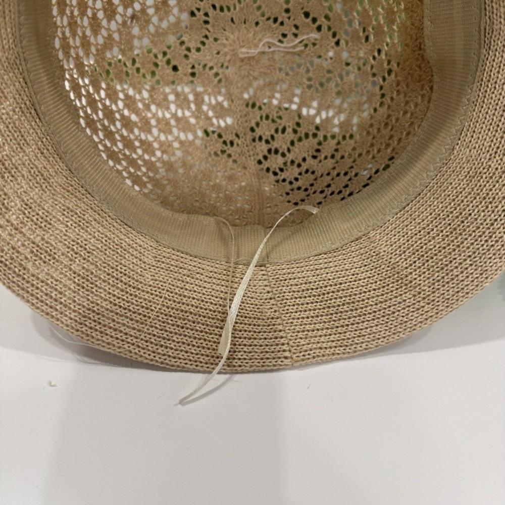 Adjustable Hollowed-Out Sun Hat Floral Decoration Fisherman Hat Rolled-Brim Hat  Casual Streetwear