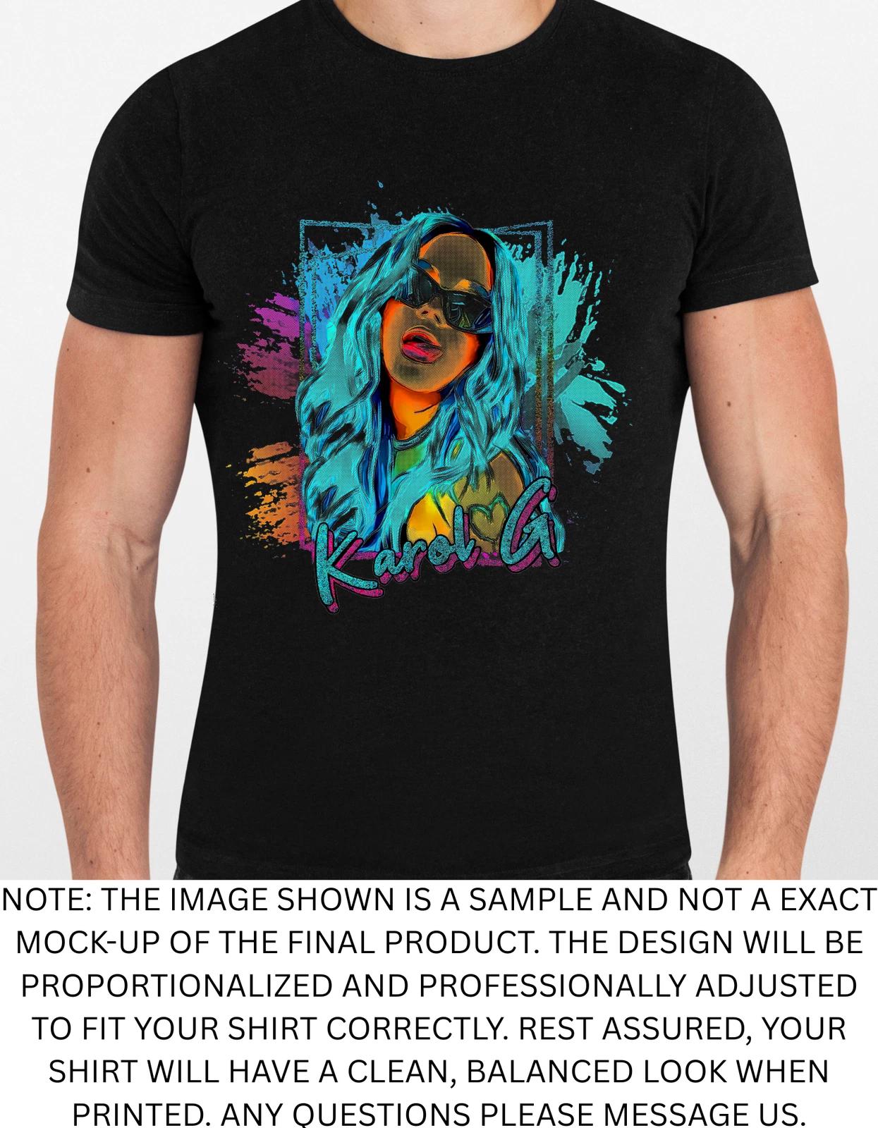 Men s and Women s T-shirts Karol G Graphic S