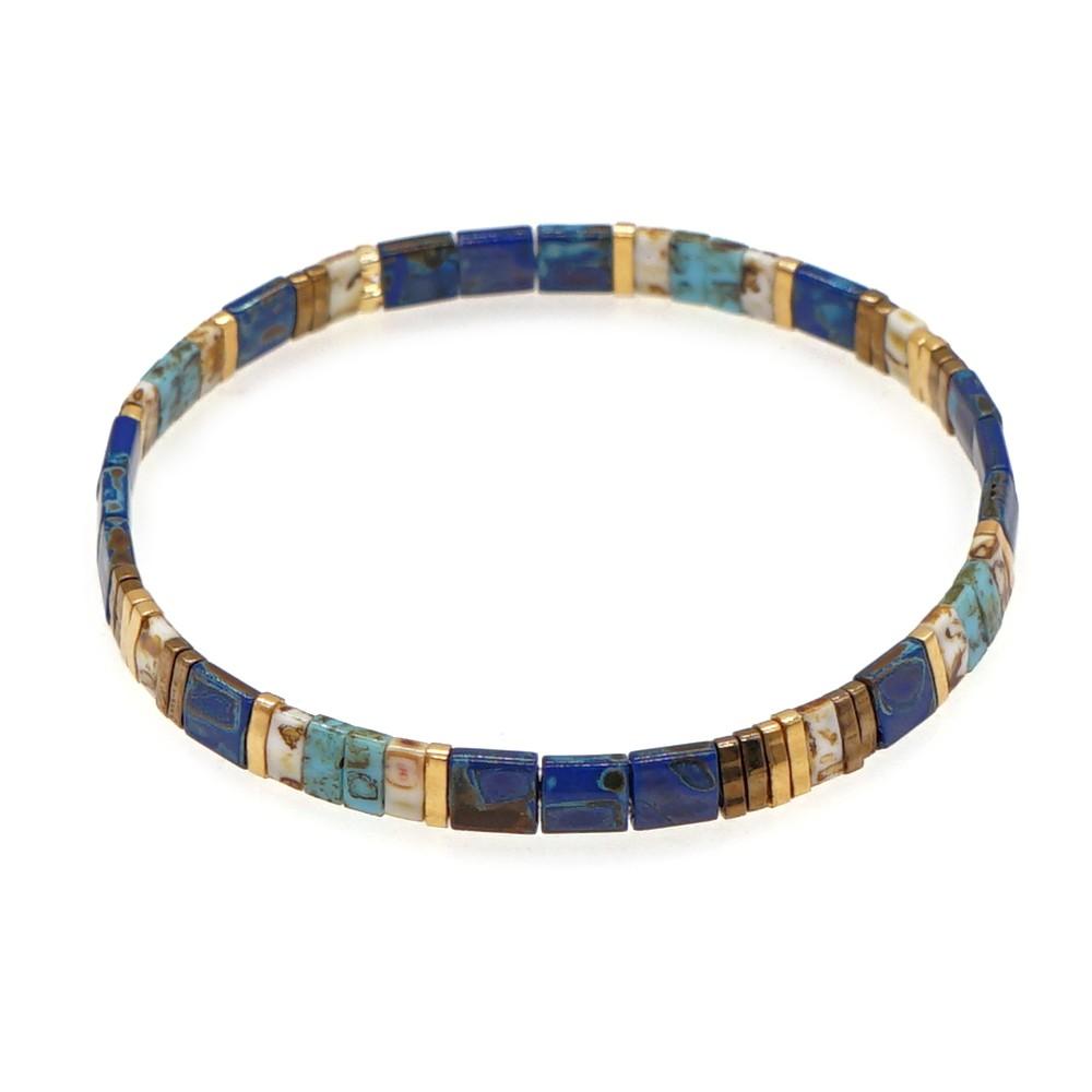 Go2boho Bransoletka Vintage Dla Kobiet Bransoletki z Koralików Miyuki Tila Boho Pulseras Próbka Biżuterii Najlepszy Prezent dla Przyjaciół Biżuteria gray